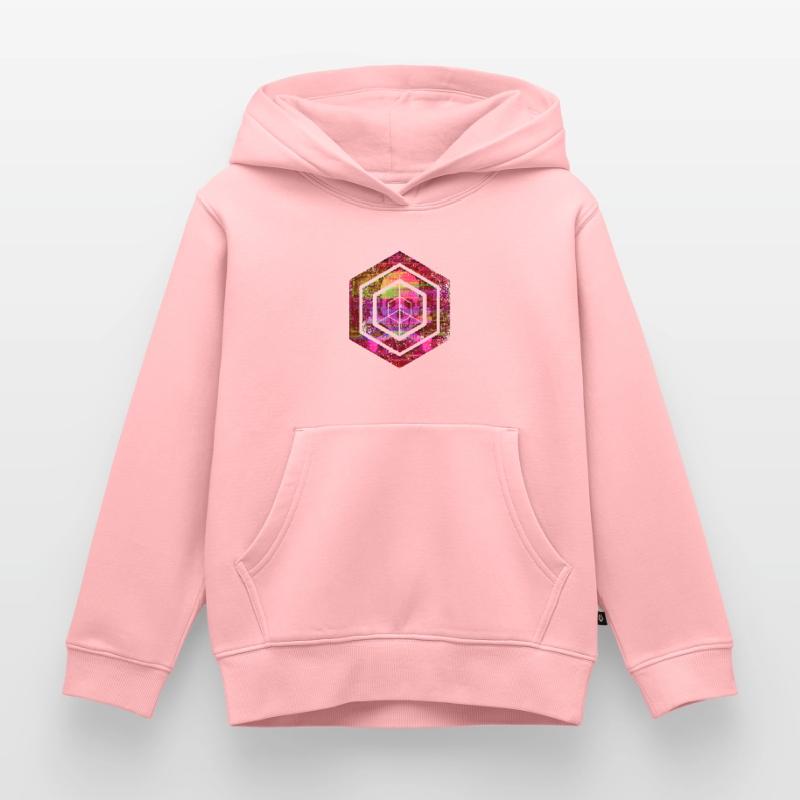 Hexagon-Programmierung Programmierer Codierung geometrisch Kinder Premium Organic Hoodie