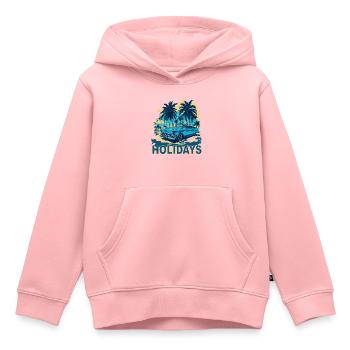 Holidays Cabrio - Kinder Premium Organic Hoodie - Rosa - Vorne - AI Model Kid Female (0cm)