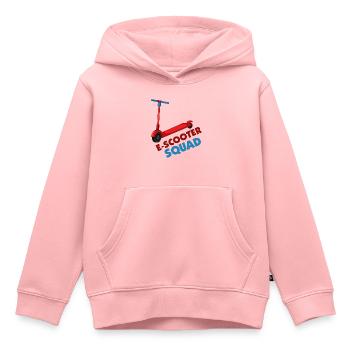 E-Scooter Roller Scooter - Sweat Premium à capuche enfant bio - rose - Devant - AI Model Kid Female (0cm)