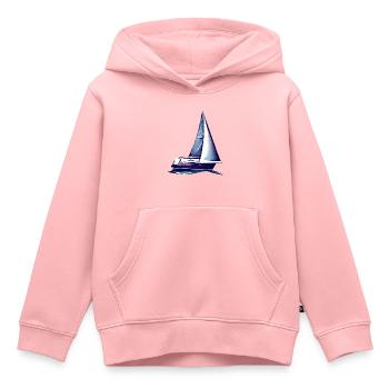 Segeln Segelsport Segelschiff Segelboot Segler - Kinder Premium Organic Hoodie - Rosa - Vorne - AI Model Kid Female (0cm)