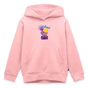 Trolls Sisterhood Poppy - Kinder Premium Organic Hoodie - Rosa - Vorne - AI Model Kid Female (0cm)