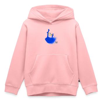 chillen - Kinder Premium Organic Hoodie - Rosa - Vorne - AI Model Kid Female (0cm)