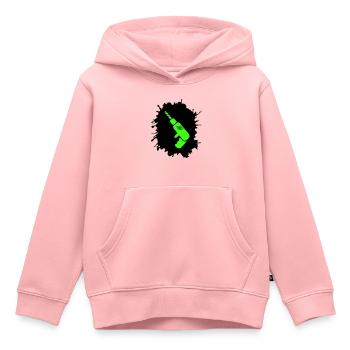 Drill Blobs Craftsman - Kids Premium Organic Hoodie - rose - Front - AI Model Kid Female (0cm)