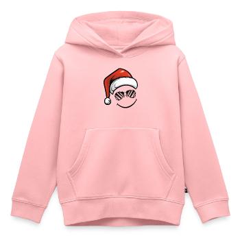 Smileface Nikolaus - Kinder Premium Organic Hoodie - Rosa - Vorne - AI Model Kid Female (0cm)