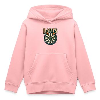 Darts Sport Dartboard Dartscheibe - Kinder Premium Organic Hoodie - Rosa - Vorne - AI Model Kid Female (0cm)