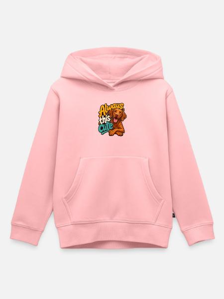 Ungarischer Pointer - Kinder Premium Organic Hoodie - Rosa