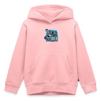 Unterwasser Rugby Goalie - Kinder Premium Organic Hoodie - Rosa - Vorne - AI Model Kid Female (0cm)