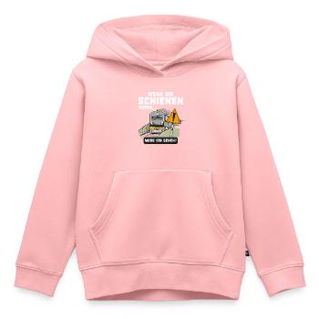Zug Bahn Wenn die Schienen rufen muss ich gehen - Kinder Premium Organic Hoodie - Rosa - Vorne - AI Model Kid Female (0cm)