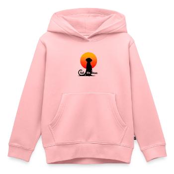 Chill the base (Version 1) - Kinder Premium Organic Hoodie - Rosa - Vorne - AI Model Kid Female (0cm)