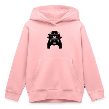 geländewagen - Kinder Premium Organic Hoodie - Rosa - Vorne - AI Model Kid Female (0cm)