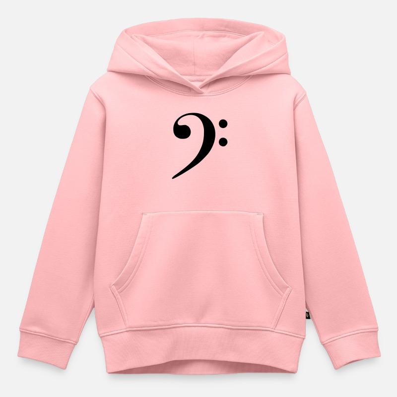 À basse - Sweat Premium à capuche enfant bio - rose