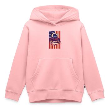 Team Bernie Sanders 2020, Bernie für den Präsidenten - Kinder Premium Organic Hoodie - Rosa - Vorne - AI Model Kid Female (0cm)