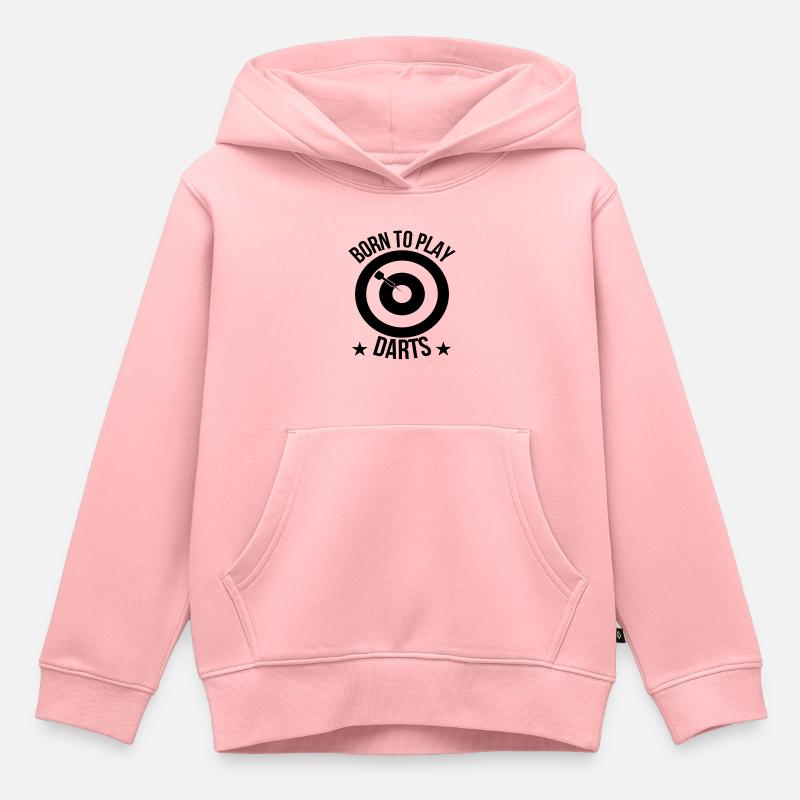 jeu de fléchettes - Sweat Premium à capuche enfant bio - rose