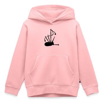 Dudelsack - Kinder Premium Organic Hoodie - Rosa - Vorne - AI Model Kid Female (0cm)
