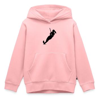 Wasserski - Kinder Premium Organic Hoodie - Rosa - Vorne - AI Model Kid Female (0cm)