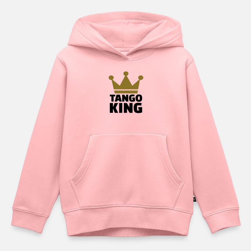 Tango - Sweat Premium à capuche enfant bio - rose