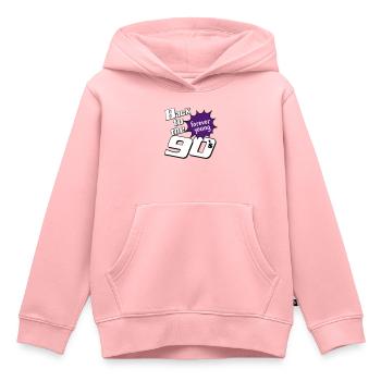 90er Party , Mottoparty , forever Young (25) - Kinder Premium Organic Hoodie - Rosa - Vorne - AI Model Kid Female (0cm)