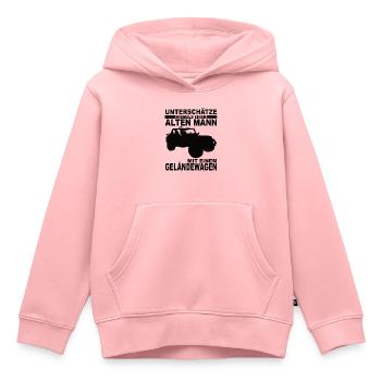 Geländewagen - Kinder Premium Organic Hoodie - Rosa - Vorne - AI Model Kid Female (0cm)