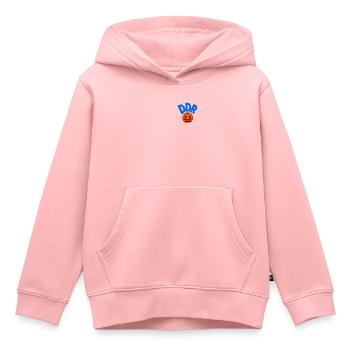 DDR Fussballtrikot - Kinder Premium Organic Hoodie - Rosa - Vorne - AI Model Kid Female (0cm)