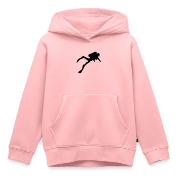 Divers Diving Deep Sea Divers Dive Apnea - Kids Premium Organic Hoodie - rose - Front - AI Model Kid Female (0cm)