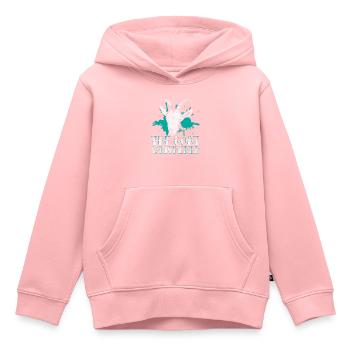 Landwirt Bäuerin - Kinder Premium Organic Hoodie - Rosa - Vorne - AI Model Kid Female (0cm)