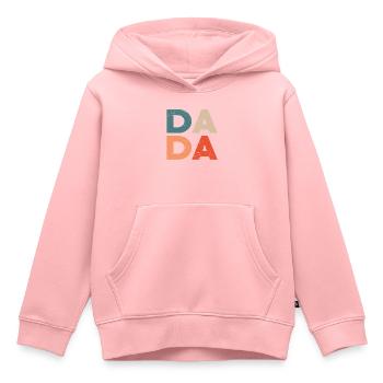 Dad - Kinder Premium Organic Hoodie - Rosa - Vorne - AI Model Kid Female (0cm)