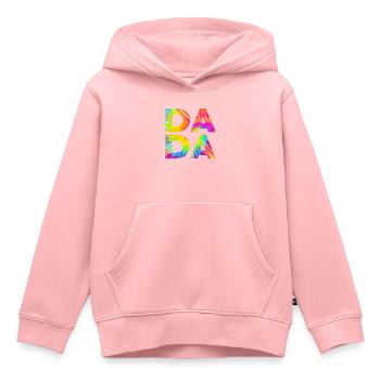Dad - Kinder Premium Organic Hoodie - Rosa - Vorne - AI Model Kid Female (0cm)