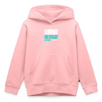Schreiner wird installiert - Kinder Premium Organic Hoodie - Rosa - Vorne - AI Model Kid Female (0cm)