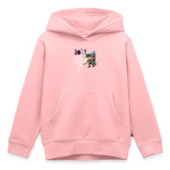 Lustige Elfen-Zapfsäule - Lustige lustige Weihnachten - Kinder Premium Organic Hoodie - Rosa - Vorne - AI Model Kid Female (0cm)