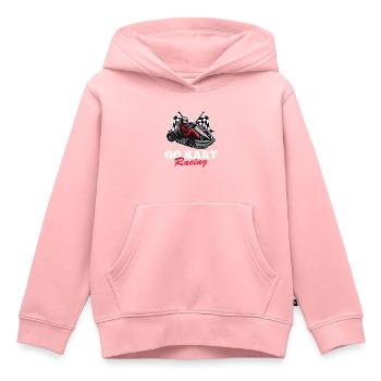 Go-Kart Racing Kart Racer Go-Kart Race Track Race - Kids Premium Organic Hoodie - rose - Front - AI Model Kid Female (0cm)