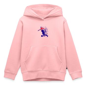 Équipe nationale d’Australie - Sweat Premium à capuche enfant bio - rose - Devant - AI Model Kid Female (0cm)