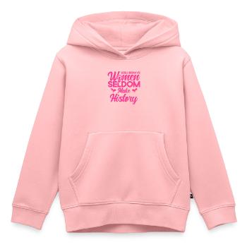 Rechte der Frauen Feministisch Ermächtigung Gesche - Kinder Premium Organic Hoodie - Rosa - Vorne - AI Model Kid Female (0cm)
