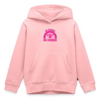 Droits des femmes Autonomisation féministe - Sweat Premium à capuche enfant bio - rose - Devant - AI Model Kid Female (0cm)