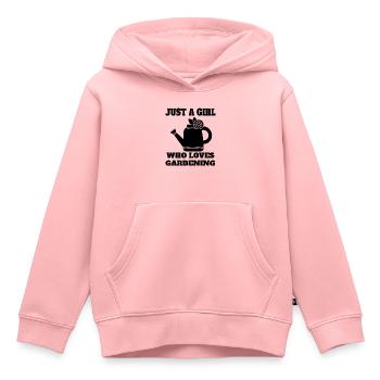 Gärtnerin Mädchen Obstgarten Garten Hobbygärtner - Kinder Premium Organic Hoodie - Rosa - Vorne - AI Model Kid Female (0cm)