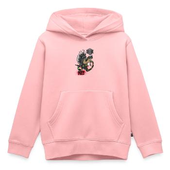 Falke Scharfe Objekte Falknerei Adler Habicht Falk - Kinder Premium Organic Hoodie - Rosa - Vorne - AI Model Kid Female (0cm)