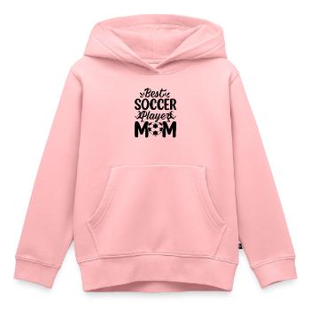 Soccer Lover Soccer Mama - Best Soccer Player Mom - Kinder Premium Organic Hoodie - Rosa - Vorne - AI Model Kid Female (0cm)