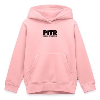 Parent dans la chambre - Sweat Premium à capuche enfant bio - rose - Devant - AI Model Kid Female (0cm)