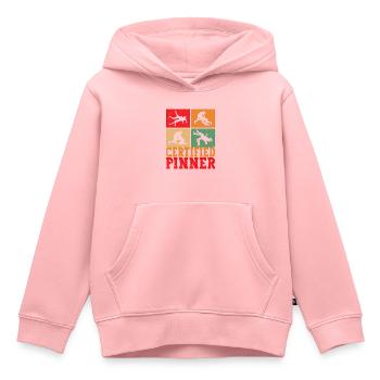 Lutte Lutteurs Lutteurs - Sweat Premium à capuche enfant bio - rose - Devant - AI Model Kid Female (0cm)
