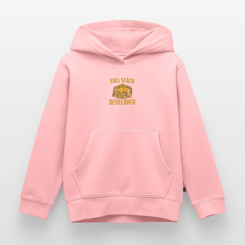 Développeur Full Stack - Programmeur de codage informatique Sweat Premium à capuche enfant bio