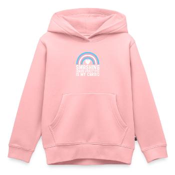 Transgender Trans LGBTQ - Kinder Premium Organic Hoodie - Rosa - Vorne - AI Model Kid Female (0cm)