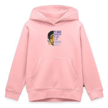 Meine schwarze Schwiegertochter ist mein Lieblingskind - - Kinder Premium Organic Hoodie - Rosa - Vorne - AI Model Kid Female (0cm)