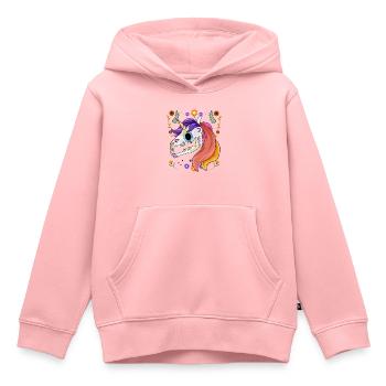 1685819204994 - Kinder Premium Organic Hoodie - Rosa - Vorne - AI Model Kid Female (0cm)