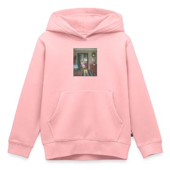 Im Sonnenschein - Kinder Premium Organic Hoodie - Rosa - Vorne - AI Model Kid Female (0cm)