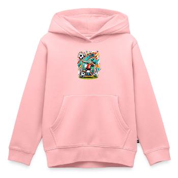 6 Jahre Alter Junge Fußball Geburtstag Shirt Idee - Kinder Premium Organic Hoodie - Rosa - Vorne - AI Model Kid Female (0cm)