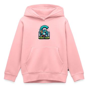 6 Jahre Alter Junge Fußball Geburtstag Shirt Idee - Kinder Premium Organic Hoodie - Rosa - Vorne - AI Model Kid Female (0cm)