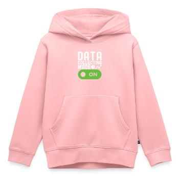 Analyste de données en science des données - Sweat Premium à capuche enfant bio - rose - Devant - AI Model Kid Female (0cm)
