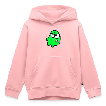 Knurri in grün - Kinder Premium Organic Hoodie - Rosa - Vorne - AI Model Kid Female (0cm)
