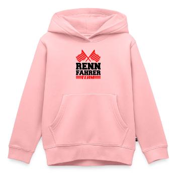 rennfahrer team02 - Kinder Premium Organic Hoodie - Rosa - Vorne - AI Model Kid Female (0cm)
