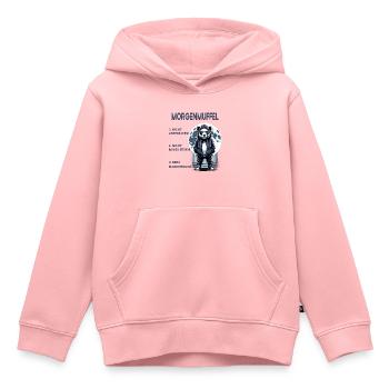 I hate people morning grouch in the office funny - Kids Premium Organic Hoodie - rose - Front - AI Model Kid Female (0cm)