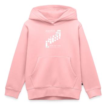 Mauer Hochbau Hausbauer - Kinder Premium Organic Hoodie - Rosa - Vorne - AI Model Kid Female (0cm)